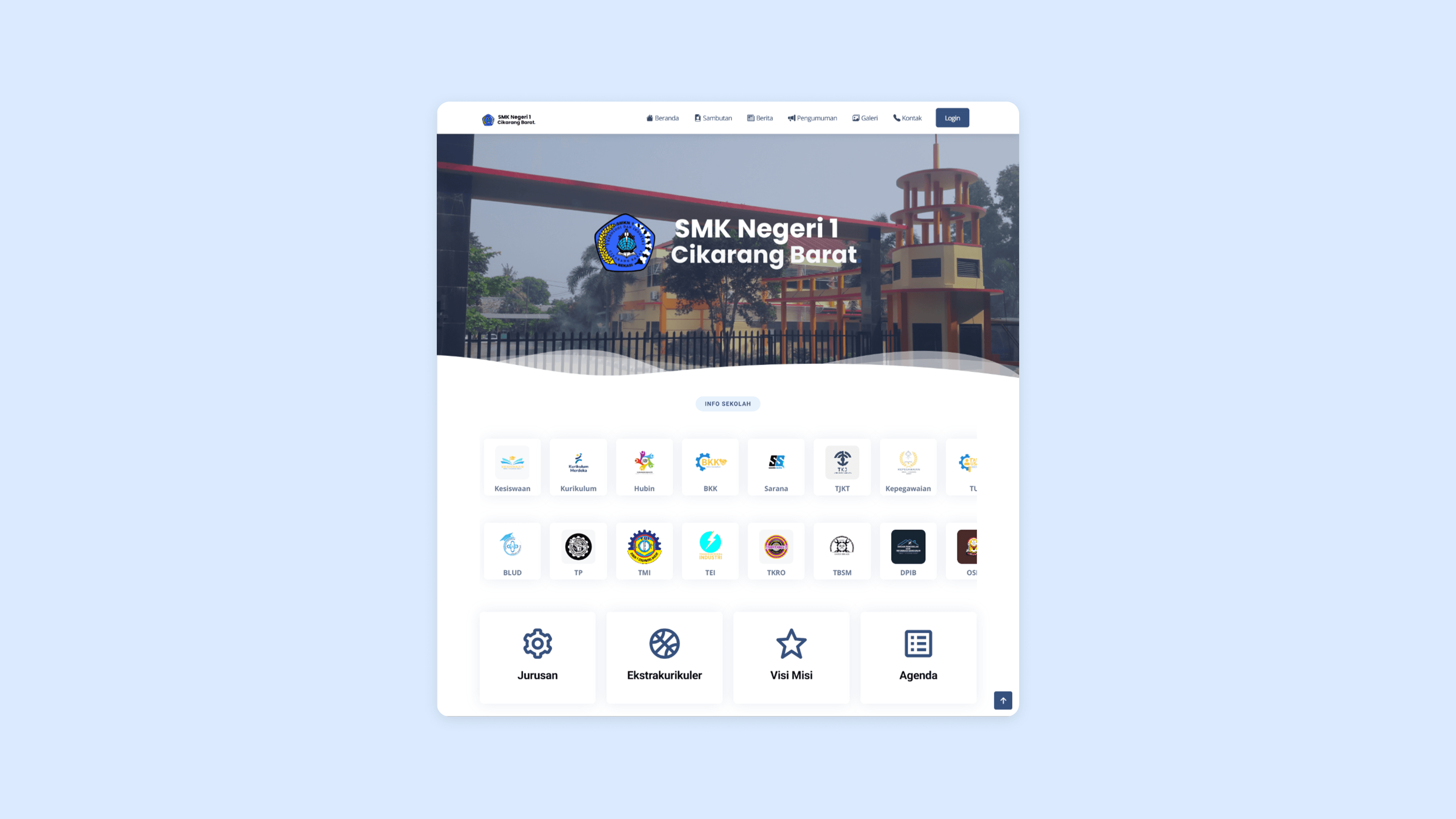 SMKN 1 Cikarang Barat Website